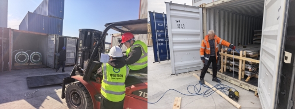 天津公司服务大明国际制造业物资出海首航